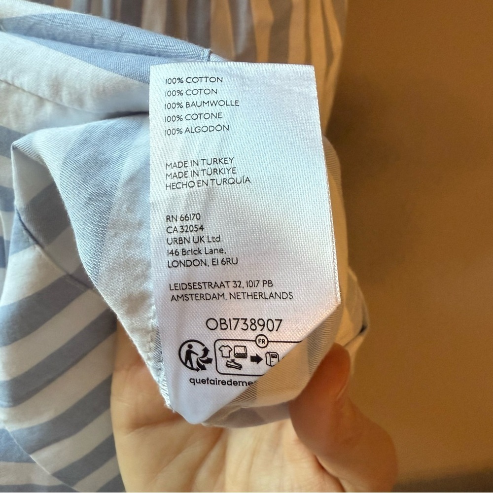 Anthropologie Somerset Maxi Dress with Blue White Stripe - Picture 5 of 6